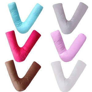 Oreiller orthopédique en forme de V allaitant la grossesse dos et cou et genou coussin de soutien oreiller oreiller de maternité oreiller de <span class=keywords><strong>corps</strong></span> - Product Image 3