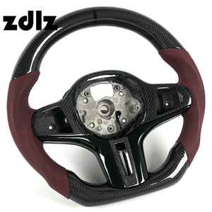 Volante de Fibra de Carbono y Cuero Perforado Personalizado para <span class=keywords><strong>BMW</strong></span> M3 M4 M5 340i 440i G20 G30 G05 G80 G87 2019 2020 2021 <span class=keywords><strong>2022</strong></span> - Product Image 2