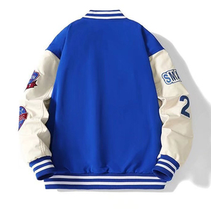 เสื้อแจ็คเก็ตเบสบอลผู้ชายไซส์ใหญ่ทรงหลวมแฟชั่นแบรนด์ดังสำหรับฤดูใบไม้ผลิและฤดูร้อนสไตล์ฮิปฮอปเข้าได้กับทุกชุดเสื้อแจ็คเก็ตสุดเทรนดี้ - Product Image 6