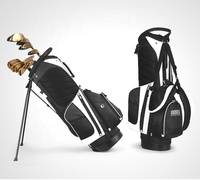 Bolsa de soporte de golf con logotipo personalizado impermeable de nailon OEM más vendida, peso ligero, precio de fábrica