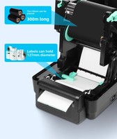 Printer Barcode termal langsung 4X6 kualitas tinggi pabrik antarmuka Usb 4 inci Printer Label termal