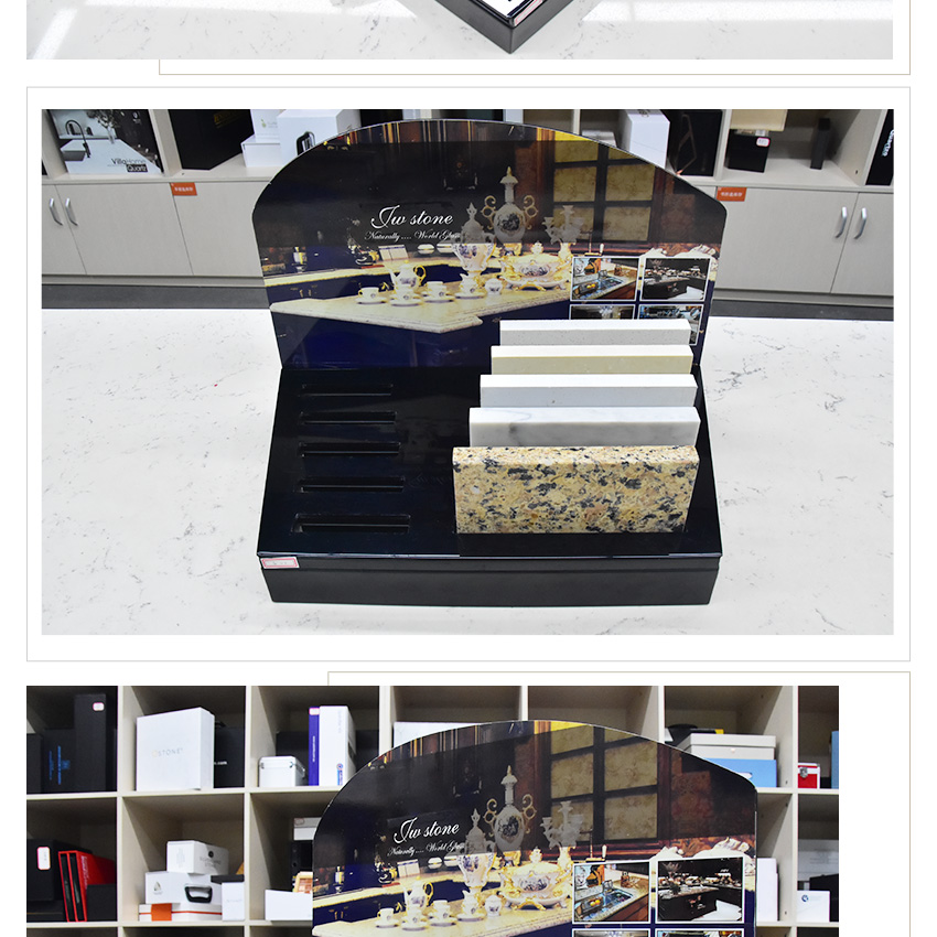 High Quality Sample Granite Table Top Acrylic Ceramic Countertop Marble Desk Rack Quartz And Stone Tile Display Stand Rack