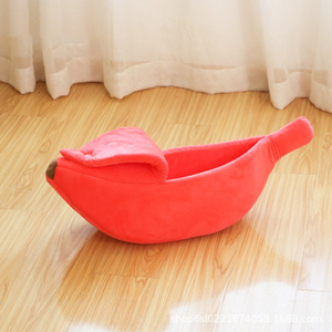 Nidos para dormir para gatos y perros en forma de plátano para mascotas de invierno, nido semicerrado para mascotas para hámsteres, cama para mascotas y almohadilla para dormir - Product Image 6