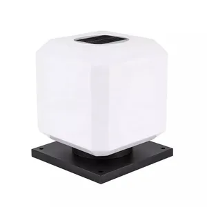 Moderne Villa Cour Solaire Extérieur Carré Jardin Porte Principale Pilier Lumières 2.5W 3W Étanche IP55 Lampe à Énergie Solaire