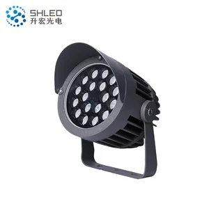 Outdoor Gym Lighting Round LED Floodlight 30W 36W DMX RGB RGBW Led Flood Light