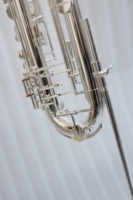 Focustyle FBC-700 Contrabass Clarinet Cupronickel Silver Plated Blue Needle Springs Leather Pads Woodwind