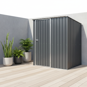 Caseta de Jardín Metálica para Almacenamiento en el Patio Trasero, Caseta de Almacenamiento para Jardín, Caseta de Almacenamiento para Exteriores, Almacén Exterior, F0603-H189-H, Venta Directa de Fábrica - Product Image 2