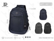 Zaino casual da uomo in poliestere con chiusura a cerniera e tasca interna per uso quotidiano - Product Image 1