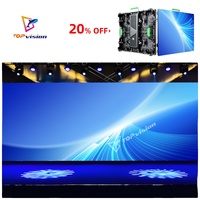 Pantalla LED Publicitaria TOPvision de 3 mm, Panel de Video Wall para Alquiler, Publicidad en Escenarios