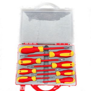 8 cái tuốc nơ vít cách điện một đầu <span class=keywords><strong>4</strong></span> Phillips <span class=keywords><strong>4</strong></span> tua vít có rãnh Bộ dụng cụ điều khiển vít thợ điện - Product Image 5