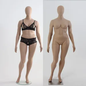 商店展示胖女人玻璃纤维大码女模特