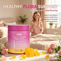 Gummies Probiotiques à l'Orme Rouge pour Femmes – Gummies Probiotiques Vaginales Originales pour Femmes – Complément Herbal Hormonal