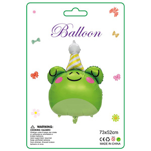 Ballon en forme d'ours mignon 76x48cm, décoration de fête, ballon en feuille d'aluminium pour anniversaire, animal de dessin animé - Product Image 5