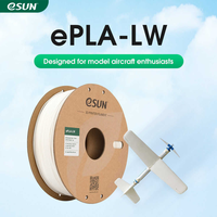 Filament d'imprimante 3D ESUN PLA-LW 1,75 mm 1 kg pour impression FDM, plastique moussant, drones, modèles d'avions, garantie de qualité d'usine
