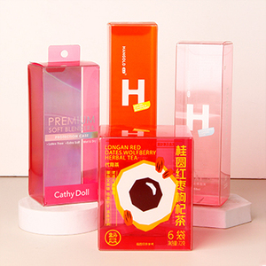 Tùy chỉnh Lược mái chèo tóc bàn chải màu in ấn mỹ phẩm đóng gói có thể gập lại <span class=keywords><strong>PP</strong></span> Pet PVC rõ ràng trong suốt bao bì nhựa hộp - Product Image 3