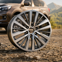 Jantes en alliage haute performance tout-terrain 20x8J 6x139.7 CB77.8 Gris canon finition usinée 20 pouces pour Nissan Patrol
