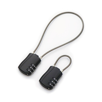 Cadenas de voyage étanche à combinaison à 3 chiffres en alliage de zinc pour bagages, étudiants et salle de sport