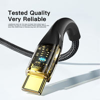 Kabel USB Type-C Essager 7A PD 100W Pengisian Cepat Kabel Data Pengisi Daya Perangkat Seluler untuk Kabel Pengisian Daya Ponsel Universal