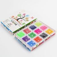Ensemble de tampons encreurs pour peinture au doigt pour enfants 3x3cm, 12/24 couleurs, tampon encreur pour dessin par empreinte digitale DIY pour enfants, artisanat artistique