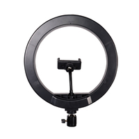 Anneau lumineux Led 10 "360 U, intensité variable, pliable et Portable, pour Selfie