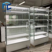 Comptoir moderne magasin médical dernière conception de support de pharmacie vitrine en verre étagères de pharmacie à vendre