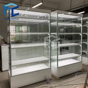 현대 카운터 의료 상점 최신 약국 랙 디자인 유리 디스플레이 캐비닛 약국 선반 판매 - Product Image 5