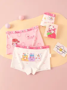 4pcs Soft Baby Girl Underwear Cotton Kids Toddler Short Pants Underpants Breathable Infant Shorts Baby Underwear For Girls
