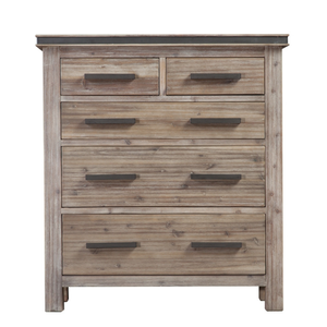 Marca Atlas Tallboy 5 cajones muebles de dormitorio Vintage servicio ODM fábrica vietnamita precio competitivo sala de estar - Product Image 2