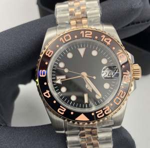 Reloj Mecánico Automático de Alta Calidad al por Mayor, OEM ODM, Lente de Zafiro, Esfera de 40 mm, Diseño Personalizado para Hombre - Product Image 5