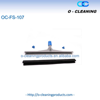 O-Cleaning Heavy Duty Large Cadre en plastique Double mousse Raclette de sol, Salle de bain Douche Cuisine Sol Eau Nettoyage Essuie-glace