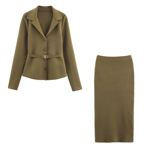 KAR&OT ZA 2025 Nuovo Arrivo Invernale Cardigan in Maglia con Cintura per Donna - Stile Snellente ed Elegante 4192151 4192150 - Product Image 6