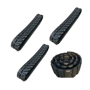 Gemaakt Om Te Passen 300X52.5nx86 Rubberen Spoor Mini-Graafmachines <span class=keywords><strong>300</strong></span> (Mm) X <span class=keywords><strong>52.5</strong></span> (Mm) Schakels 86 Loopvlakpatroon V1 E308 E308b E308c E307 E307b - Product Image 3