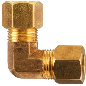 Oem Ronde 3/4 ''90 Graden Brass Compressiefitting