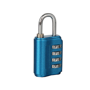 Jinhao Lock Industry Four Digit Combination <b>Padlock</b> Zinc Alloy Resettable Travel Home Use Mechanical Lock HB14 - Product Image 3