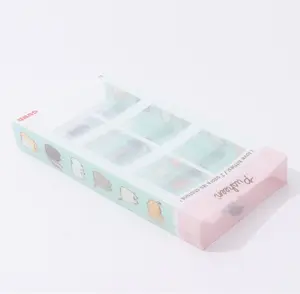 空透明塑料PET PVC PP折叠化妆盒定制包装盒
