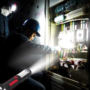 Multi-functional Charging Super Bright Repair <b>Workshop</b> Portable Slim Pocket LED COB Work <b>Light</b> Magnet IP55 1000LM Aluminum Alloy - Product Image 6