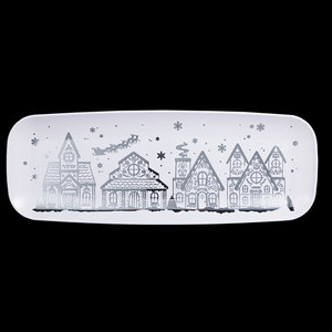 XUELI Platos de plástico cuadrados de color blanco puro con adornos de <span class=keywords><strong>plata</strong></span> dorada <span class=keywords><strong>Vajilla</strong></span> minimalista elegante para bodas y celebraciones - Product Image 3