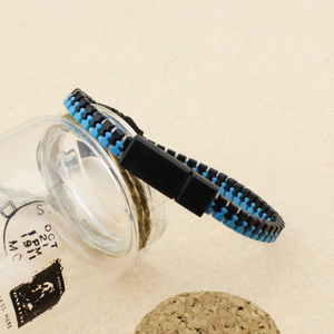 สร้อยข้อมือซิปยางสุดเท่พร้อมตะขอโลหะเครื่องประดับ - Product Image 3