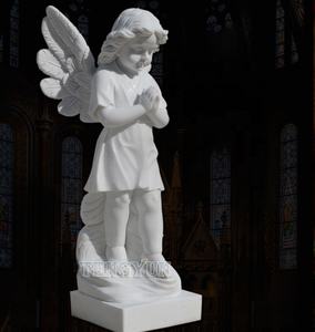 Statues de Cherub <span class=keywords><strong>gardien</strong></span> <span class=keywords><strong>en</strong></span> marbre blanc, <span class=keywords><strong>statue</strong></span> d'église, <span class=keywords><strong>jardin</strong></span>, <span class=keywords><strong>pierre</strong></span> de prière, petit <span class=keywords><strong>ange</strong></span>, à vendre - Product Image 4