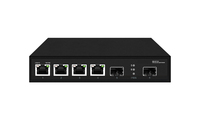 Switch PoE+ Administrado Multigigabit de Escritorio sin Ventilador de 5/8 Puertos 2.5G con Gestión Web 802.3at 30W y 10G SFP+