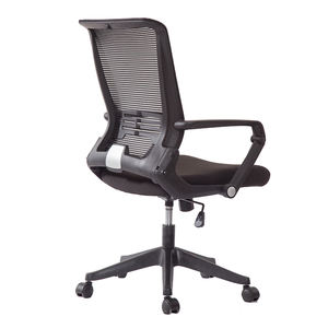 Silla de oficina giratoria de malla ejecutiva moderna, plegable y de tela con reposacabezas ajustable para personal y trabajadores de oficina - Product Image 4