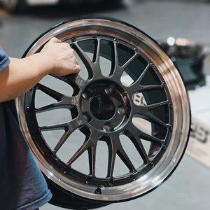 Velg Mobil Penumpang 17 18 19 20 Inch 5x114.3 5x112 5x120 <span class=keywords><strong>Chrome</strong></span> Alloy Forged untuk BBS LM BMW AUDI Tesla - Product Image 6