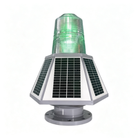 Feux d'obstacles aériens à LED solaires |   Feux de signalisation d'avertissement pour ponts en altitude, avec fonction de protection