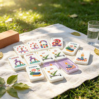 Ensemble de Mahjong Américain en Acrylique Premium, 160 Tuiles, Design Artistique Exquis, Kit de Mahjong pour Joueurs, Cadeau de Vacances pour Femmes