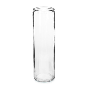 <span class=keywords><strong>Bouteille</strong></span> de bougie en verre cylindrique haute de 380 ml, 450 ml, 500 ml, porte-bougie votive - Product Image 1