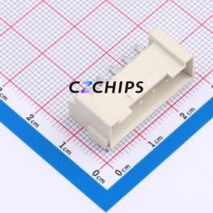 ZX-VH3.96-6PWT Wire-to-Board Pin Header SMD,P=3.96mm,Horizontal Mount Connector 1x6P 3.96mm Horizontal Mount VH - Product Image 1
