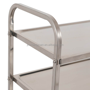 Carrito de <span class=keywords><strong>Cocina</strong></span> Modular Aislado de Acero Inoxidable de 3 Niveles con Funcionamiento Silencioso para Servicio de Alimentos en Restaurantes y Hoteles - Product Image 5