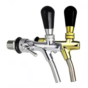 Automatic Adjustable Beer Tap Faucet Stainless Steel Bar Accessories Metal Eco-friendly With Flow Controller CE / EU Stocked
