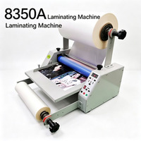 Laminateur à rouleaux de qualité commerciale 8350A, best-seller, avec vitesse réglable et rouleau en acier pour les ateliers d'impression à fort volume