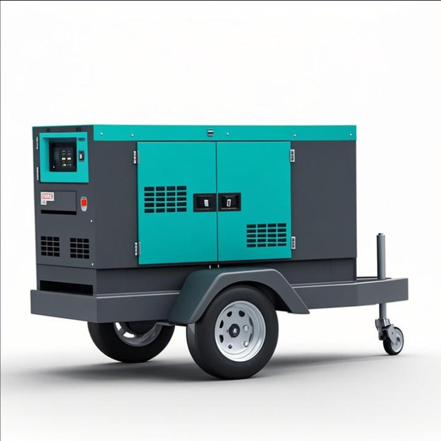 Movable 10kva 20kva 30kva 40kva 40KW 50kva Silent diesel Power Generator Set for 40 kw Silent Trailer diesel Generator